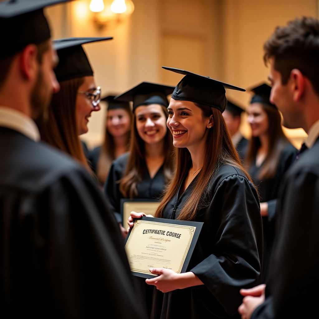 Certificate award ceremony